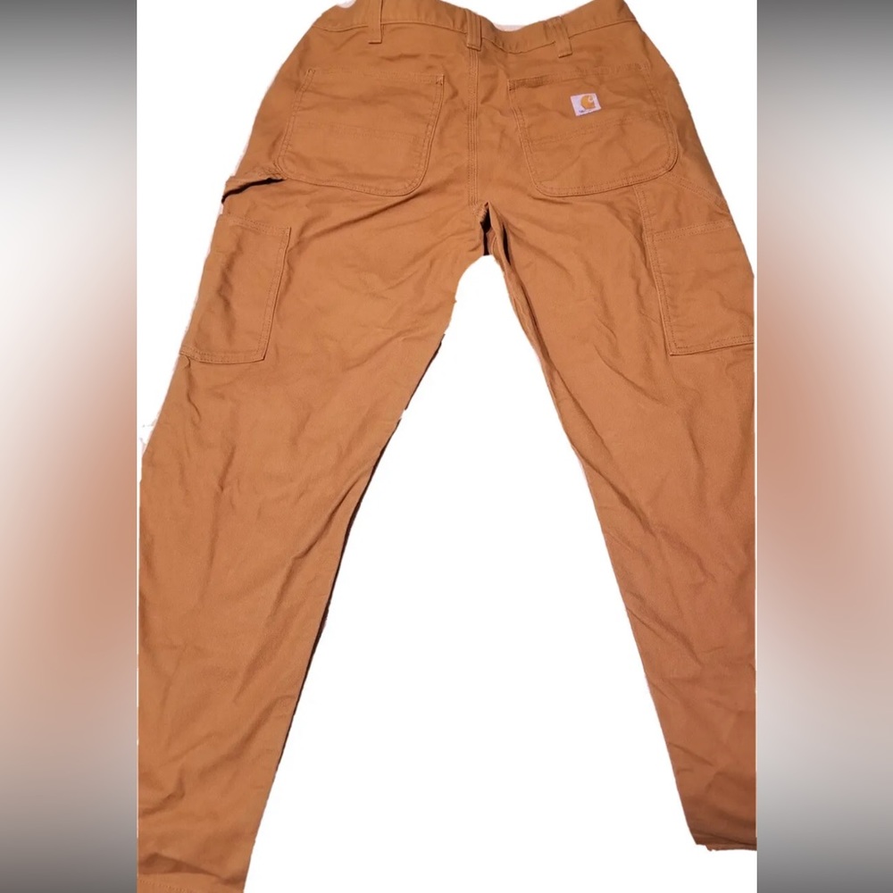 Carhartt Relaxed Fit Duck Double Front Work Wear Utility Rugged Pants Men 34x30